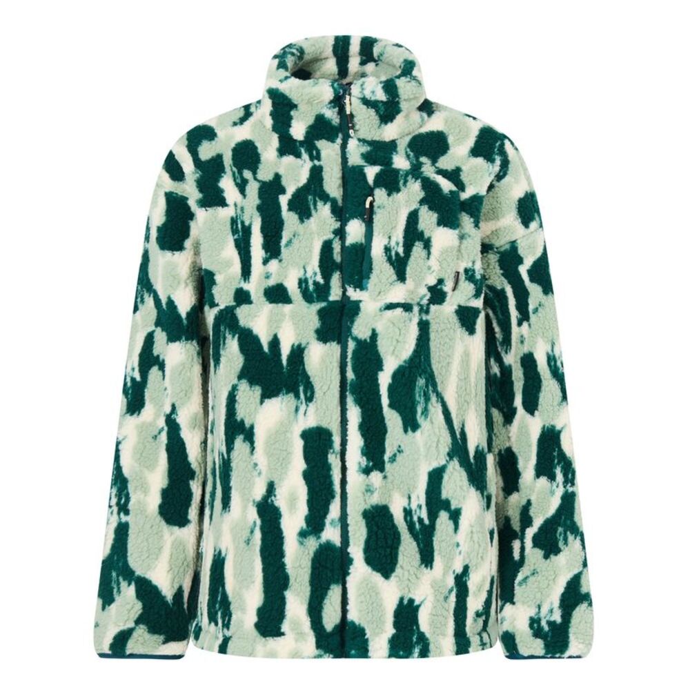 Regatta Womens/Ladies Roswind Brush Stroke Water Resistant Fleece Jacket / Deep